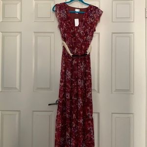 Motherhood maternity long dress - size medium